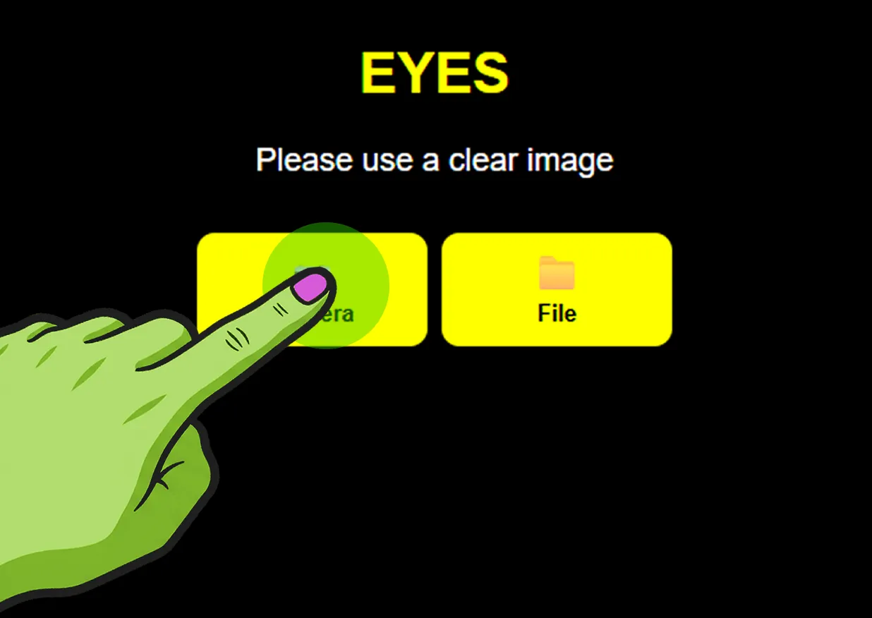 Choose camera or file