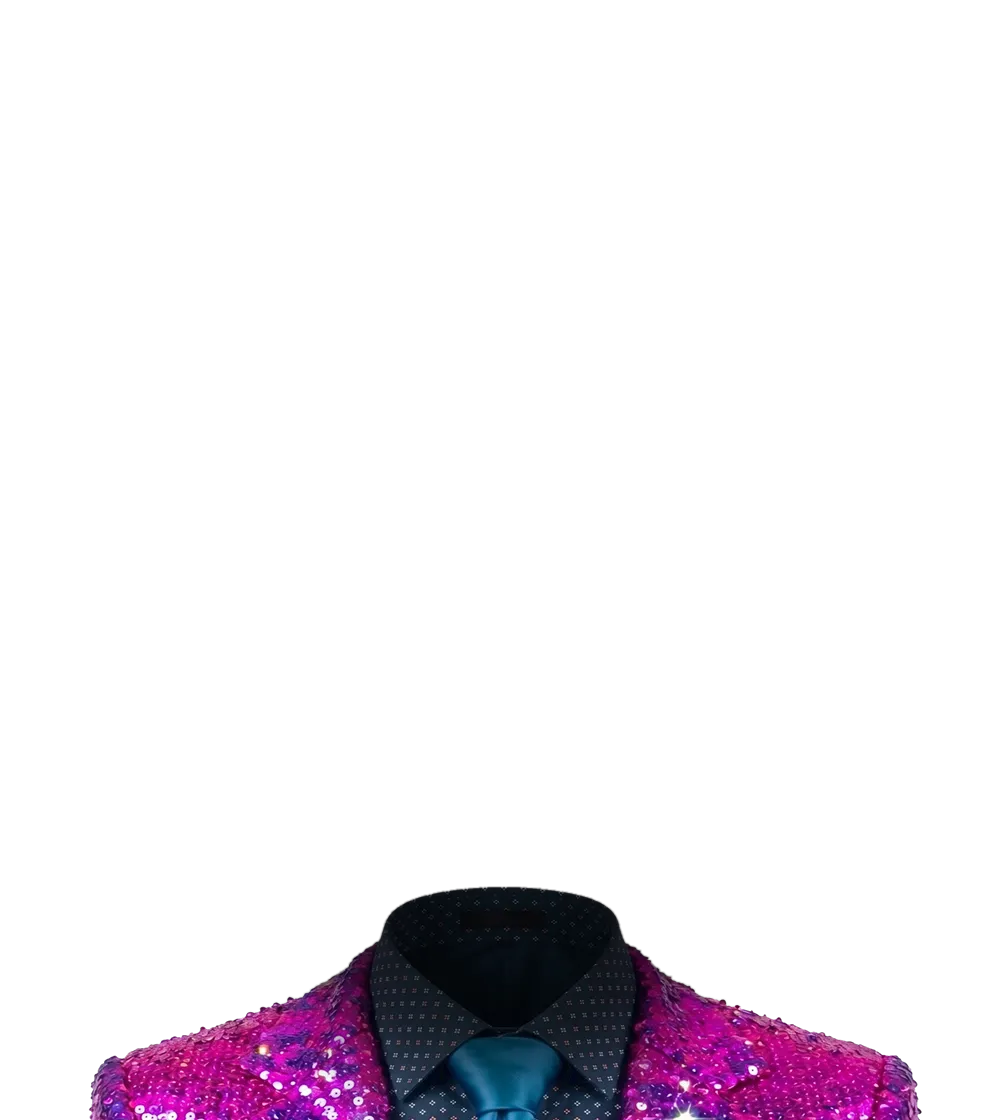 Pink sequin jacket